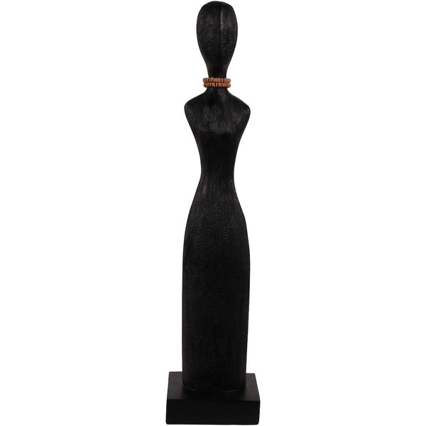 Abstract Female Sculpture Black Small
