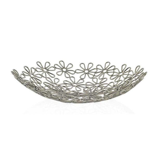 Small Stainless Steel Wire Shaped Flower Petal Decorative Platter